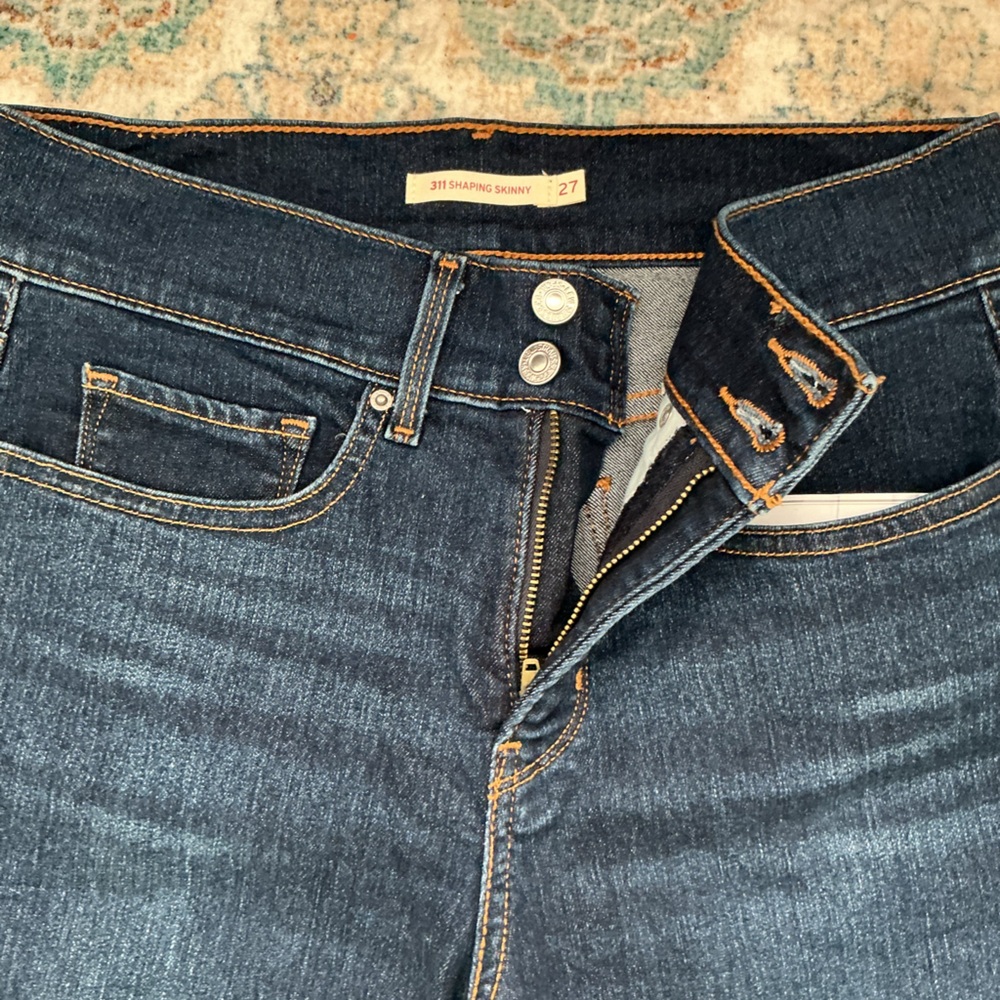 Dark Blue Denim Jeans